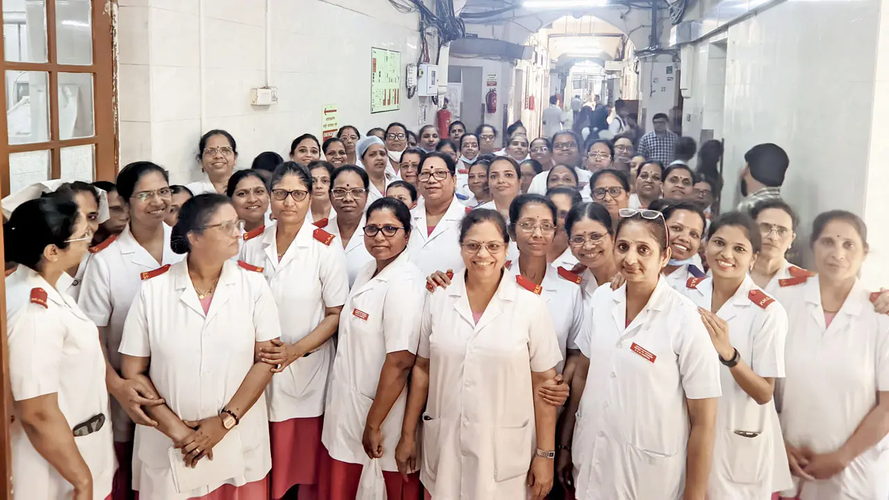Mumbai: KEM nurses protest over rest space, staffing issues, get assurance