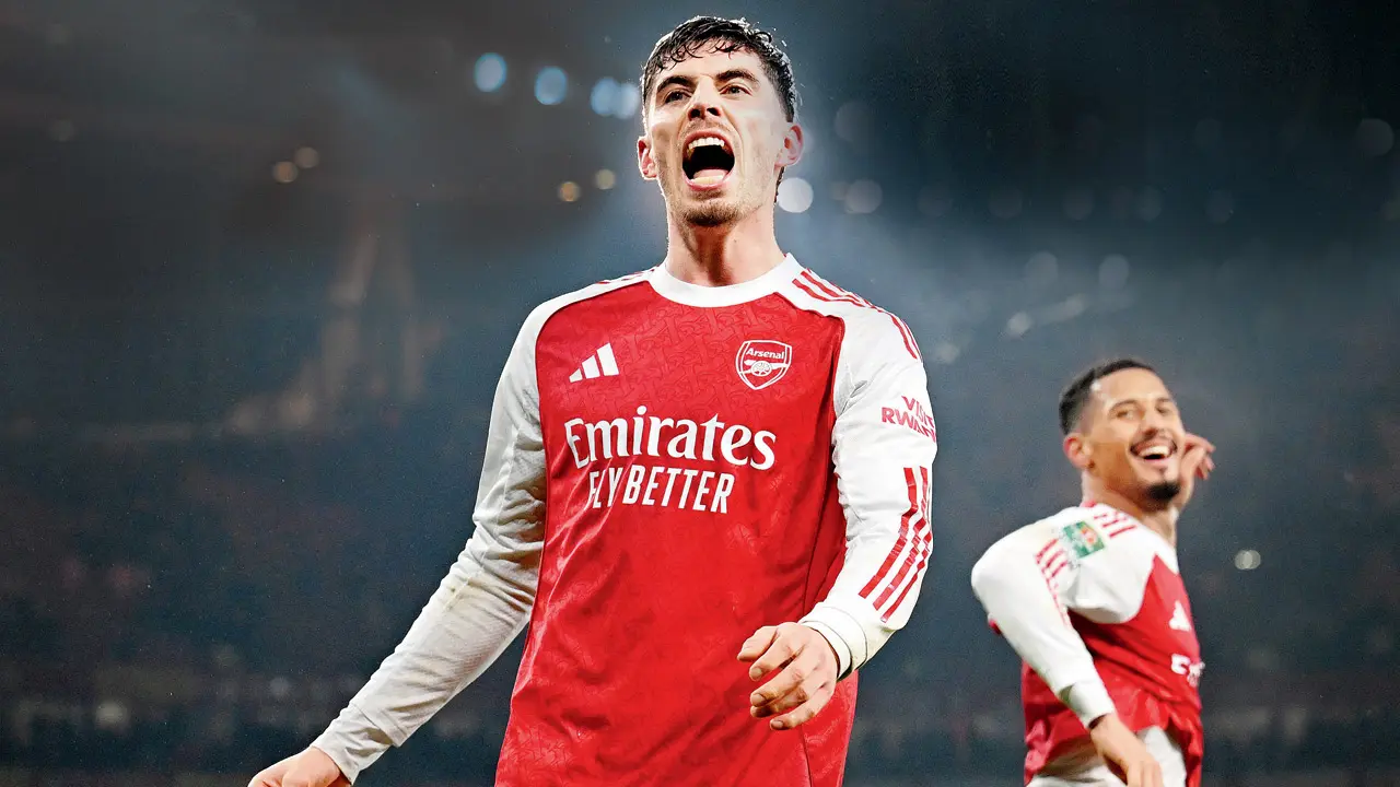 Arsenal beat Chelsea to reach EFL Cup final as Havertz nets late winner