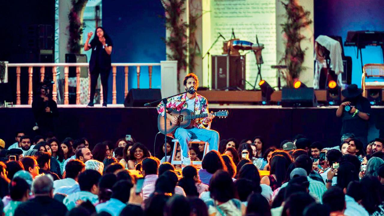 A performance by Lifafa at an earlier edition of the festival. Pic Courtesy/Spoken Fest