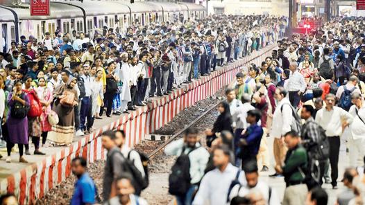 Mumbai local trains near 1 crore daily riders as suburban surge continues