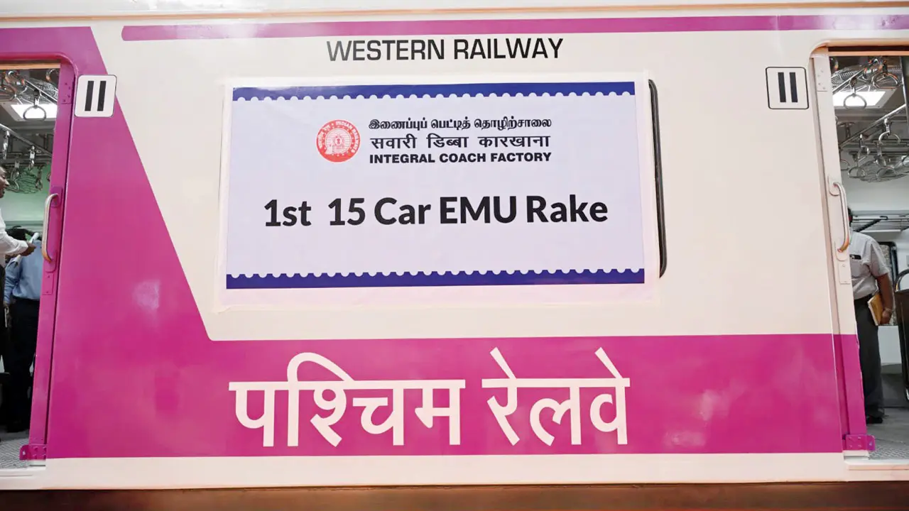 Western Railway to induct two new 15-car local trains