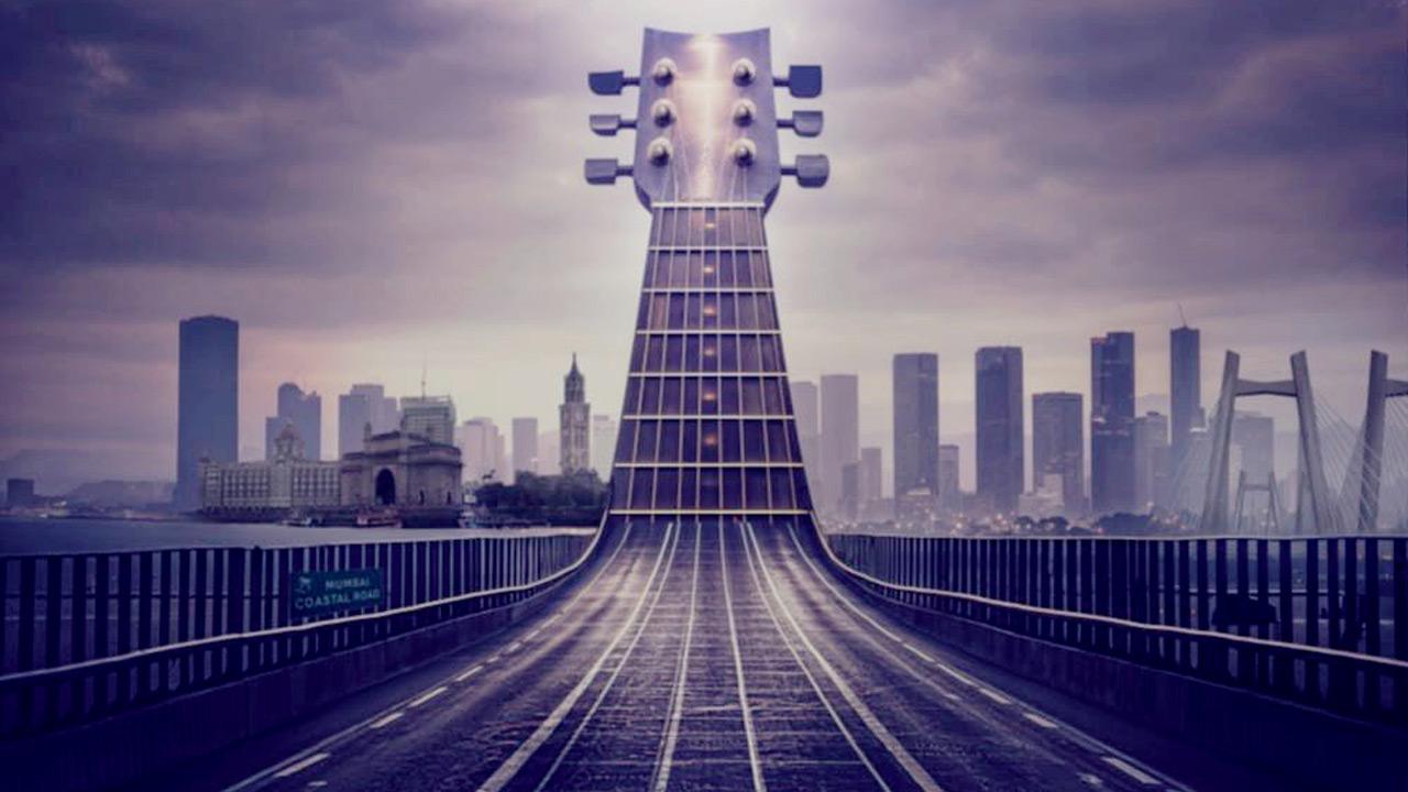 The poster features a bridge between Mississippi and Mumbai