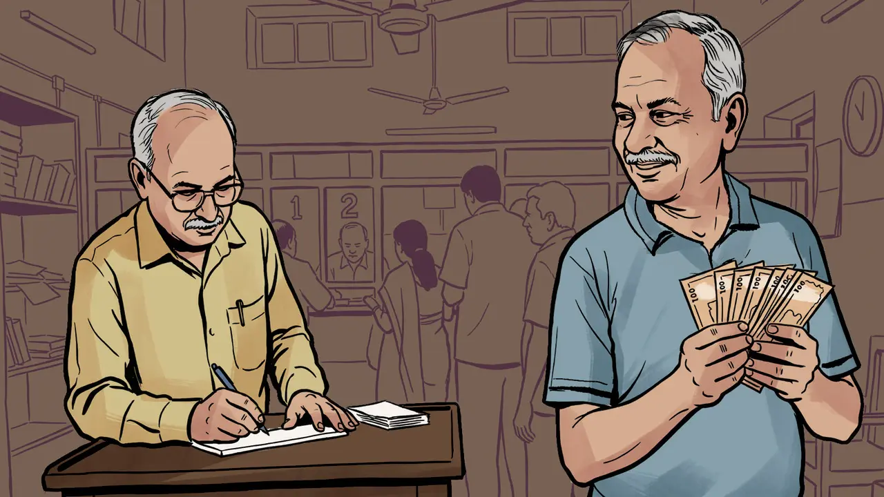 Wadhwani asks the man to write his details and flees taking advantage of the situation