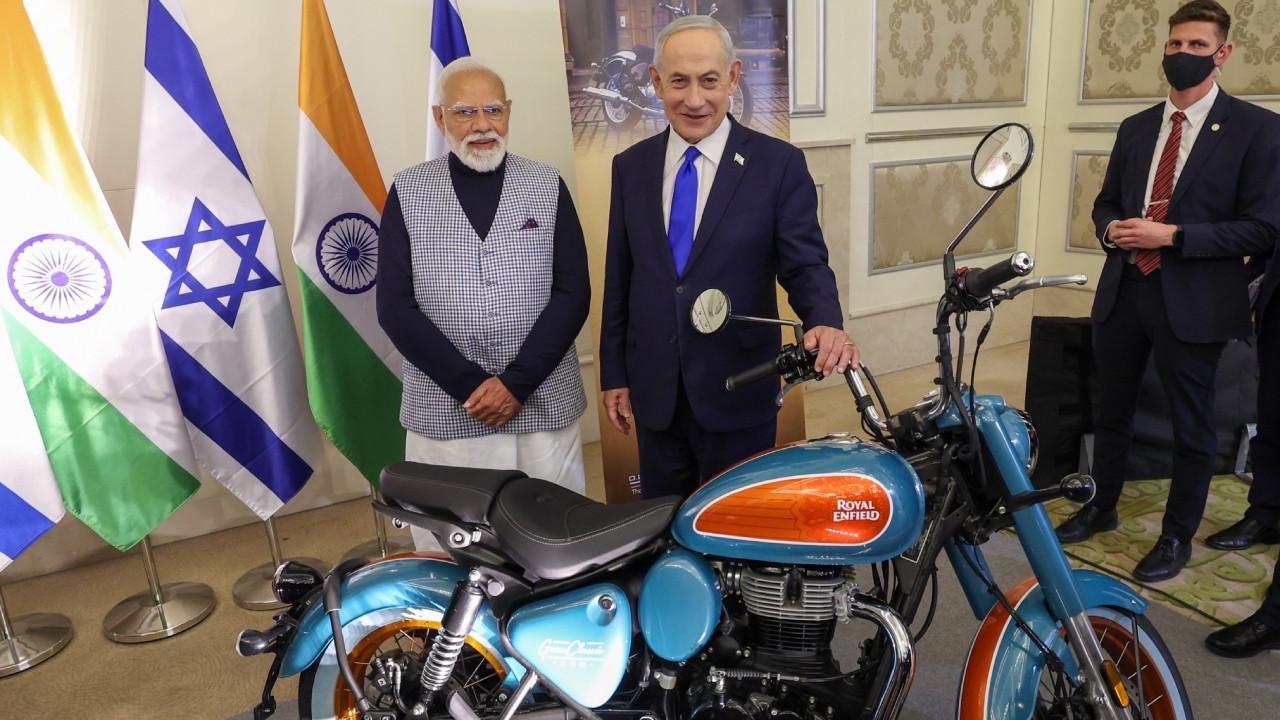 PM Modi and Israeli PM Netanyahu attend technology and innovations exhibition