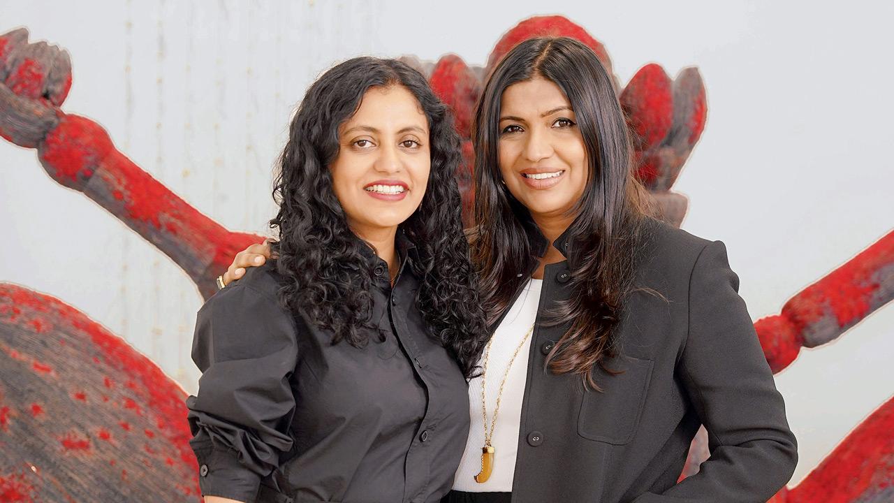 (Left) Natasha Preenja (Princess Pea) and Karishma Swali