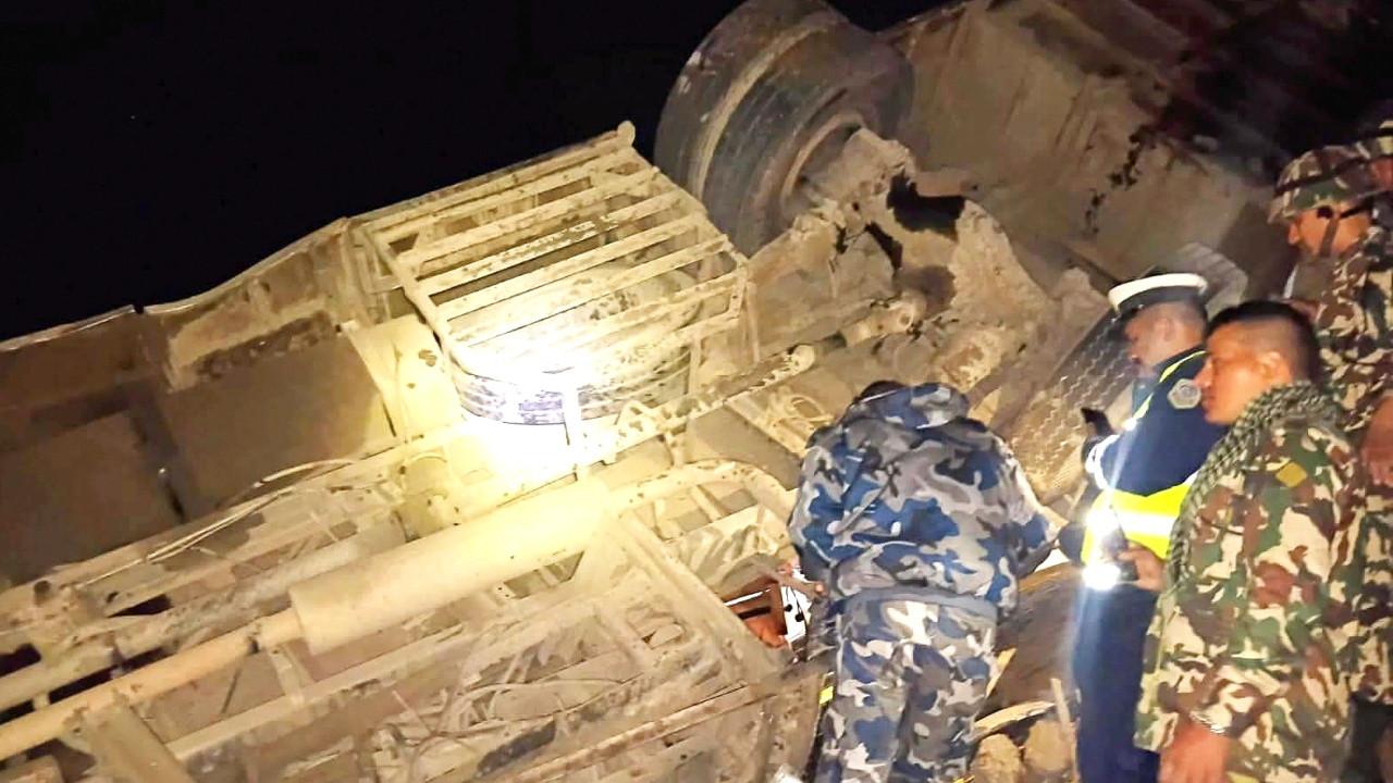 In Photos: 18 people killed in bus accident in Nepal's Dhading