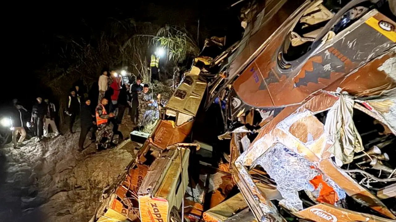 Seventeen bodies have been recovered from the accident site and 28 injured passengers have been rescued from the bus, according to Bhatta. 