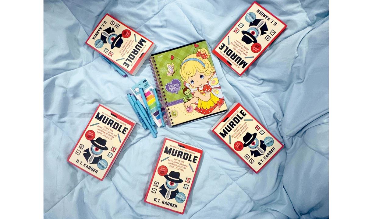 Reading can also be combined with another group activity, such as solving murder mysteries, as Neha Modi and friends did