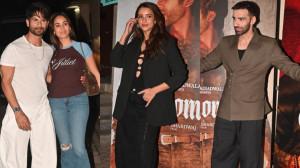 O'Romeo screening: Shahid Kapoor, Triptii Dimri, Avinash Tiwary and others