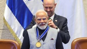 In Photos: PM Modi conferred with Israel's 'Speaker of the Knesset Medal'