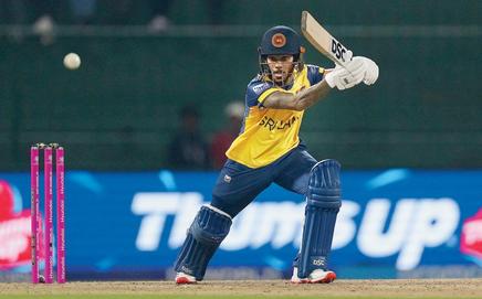 SL’s Pathum Nissanka during his 52-ball 100 not out