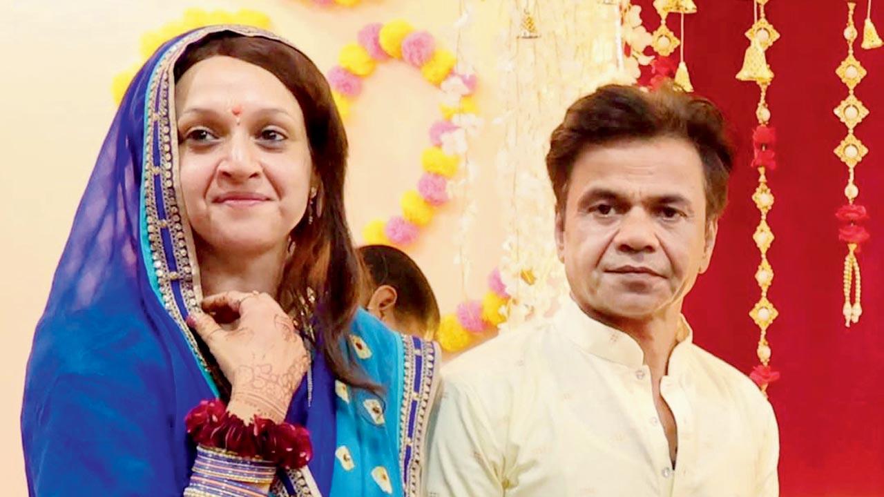 (L-R) Radha and Rajpal Yadav 