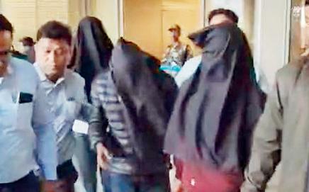 The accused being transported under police security. PIC/BY SPECIAL ARRANGEMENT