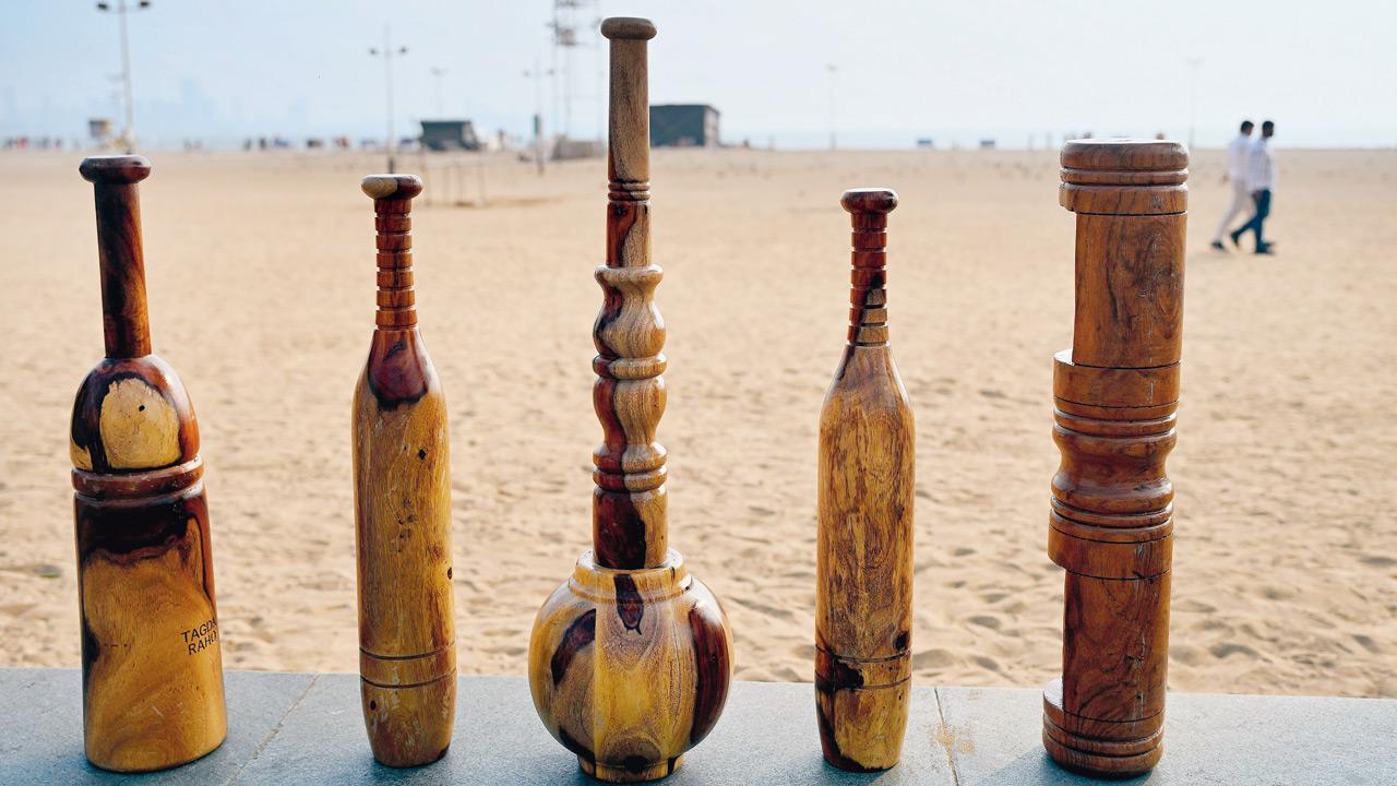 (From left to right) The gada, mudgar, and samtola