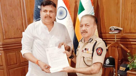 Borivali MLA meets Mumbai CP over law and order concerns