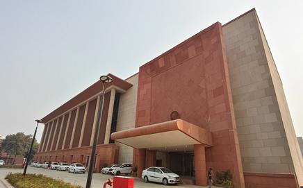 According to officials, PM Modi will first unveil the name of the building complex, Seva Teerth, around 1.30 pm. Pic/X