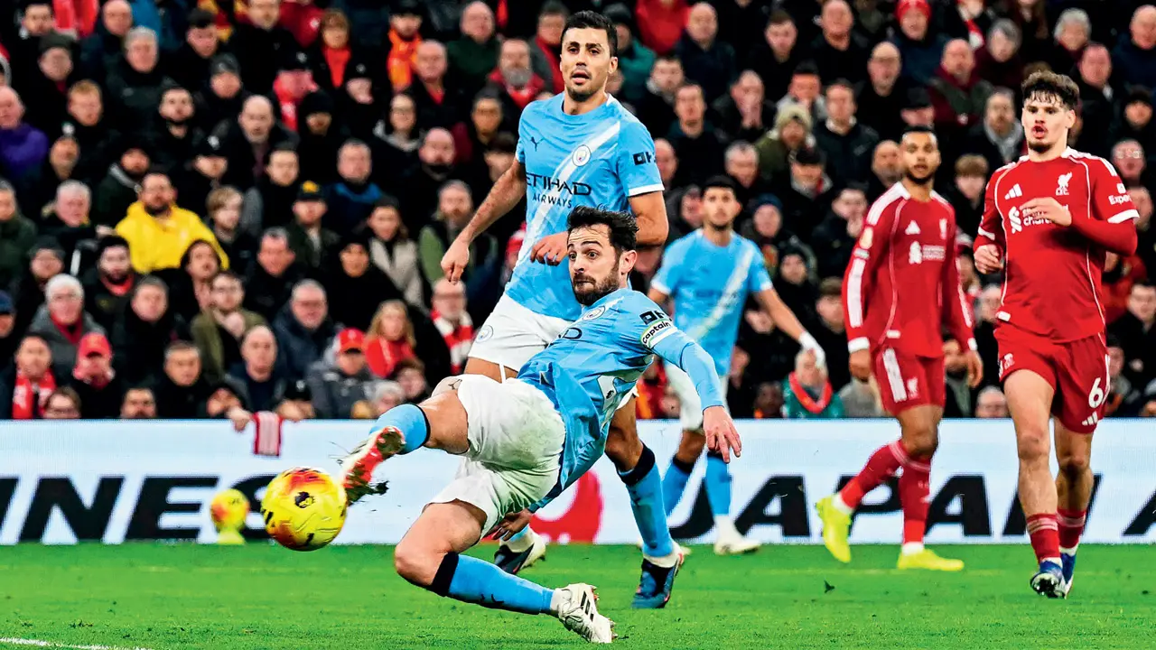 Bernardo Silva: Win at Anfield vital to keep Manchester City’s title hopes alive