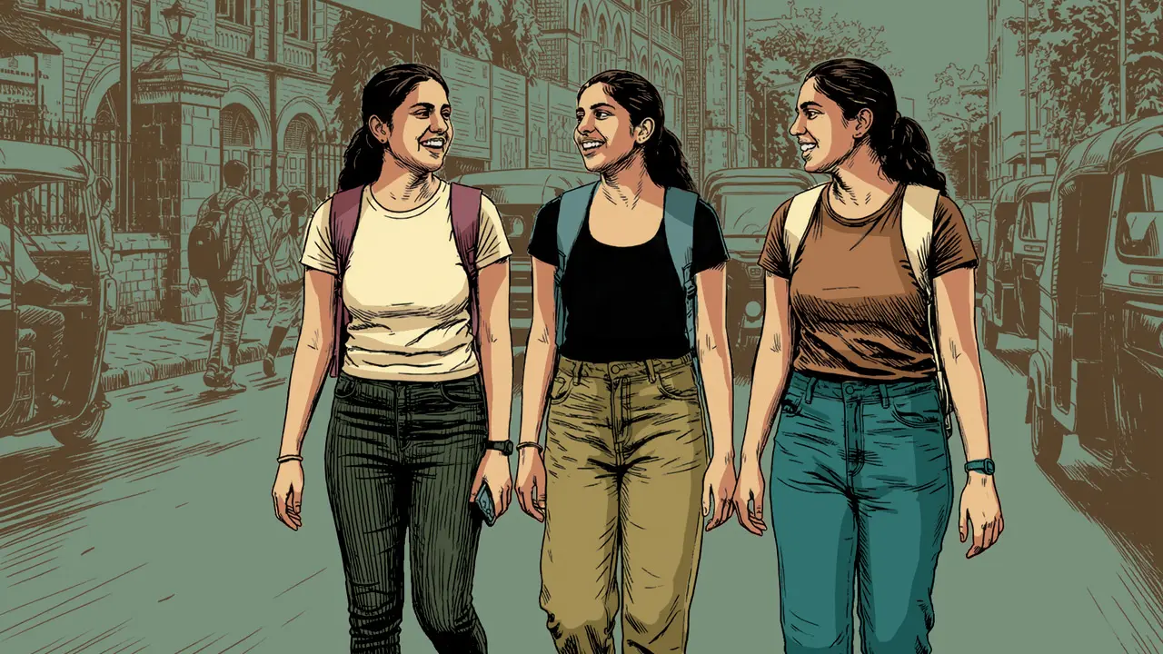 The incident occurred between 5.30 pm and 6 pm, when the student was heading to a snack shop with two women friends.  “This is when the accused, a resident of Nehru Nagar, Vile Parle West, started stalking them. He also passed lewd comments,” a police officer said