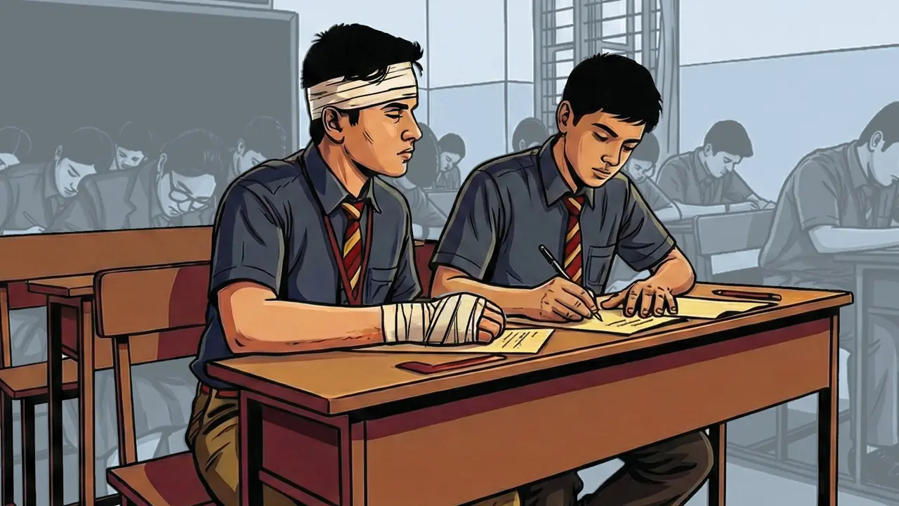 Mumbai: Injured SSC student writes exam hours after accident in Mulund