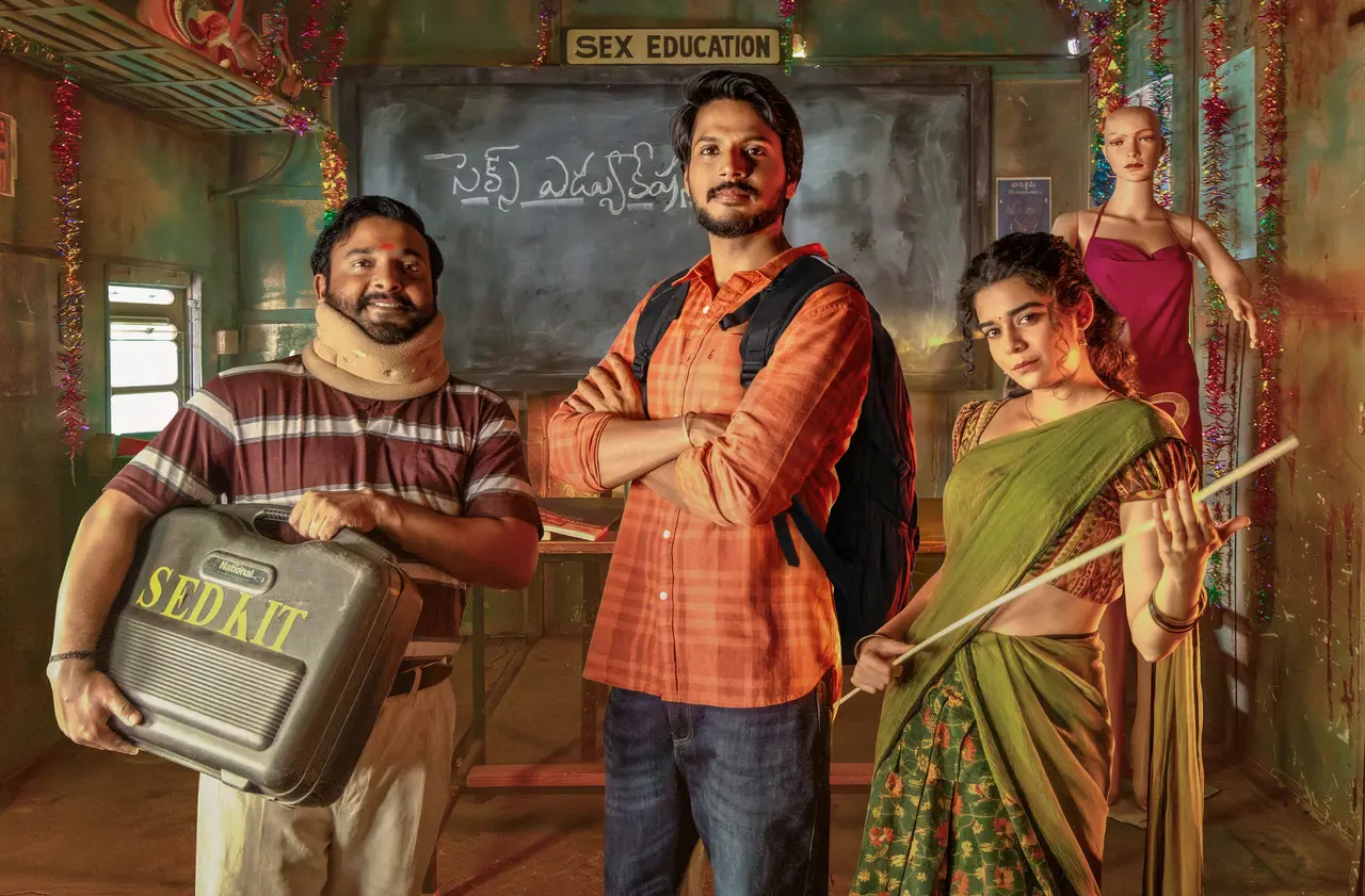 Super Subbu
Netflix's first-ever Telugu series, Super Subbu, is about an unlucky teacher, desperate to escape his dad's tyranny, but gets stuck teaching sex education in a remote village, being a virgin himself. Starring  Sundeep Kishan, Mithila Palkar, Murali Sharma, Maanasa Choudhary, and Getup Srinu, Super Subbu is directed by Mallik Ram.