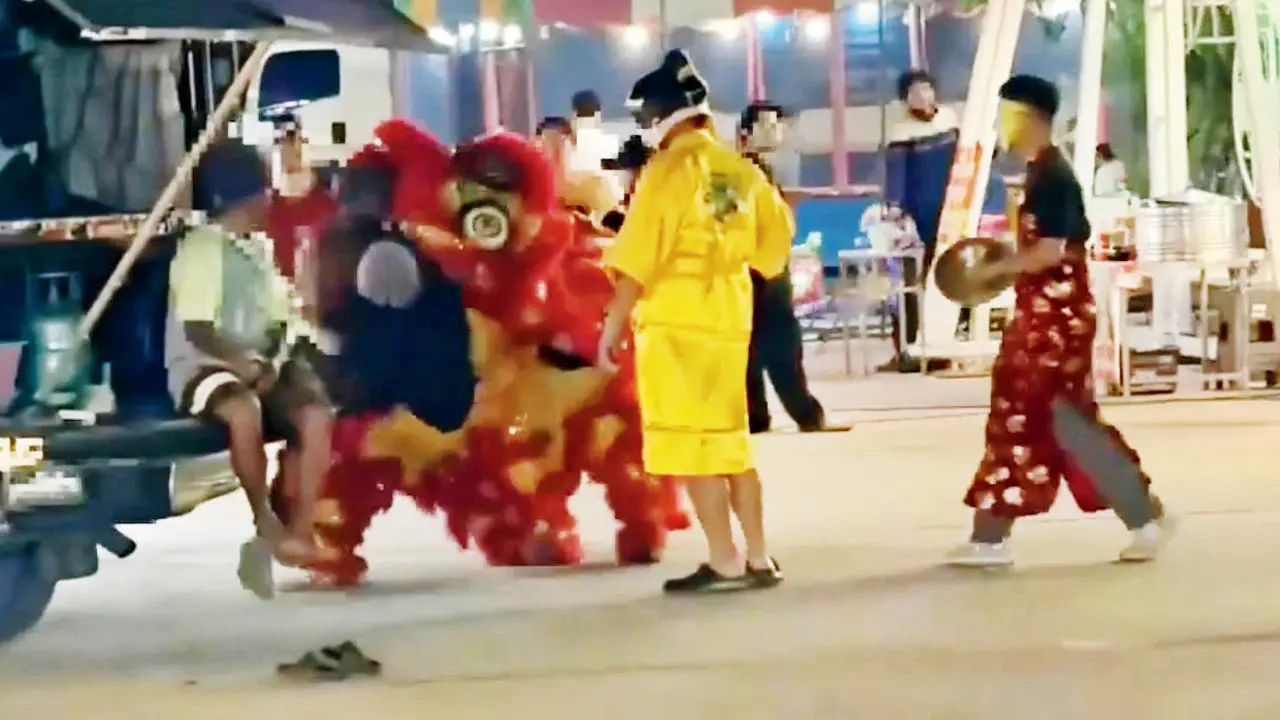 Thailand cops dress as lion dancers to nab serial burglar