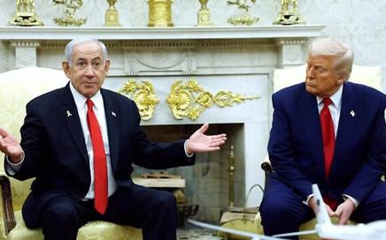 Prime Minister Benjamin Netanyahu and US President Donald Trump, Pic/AFP