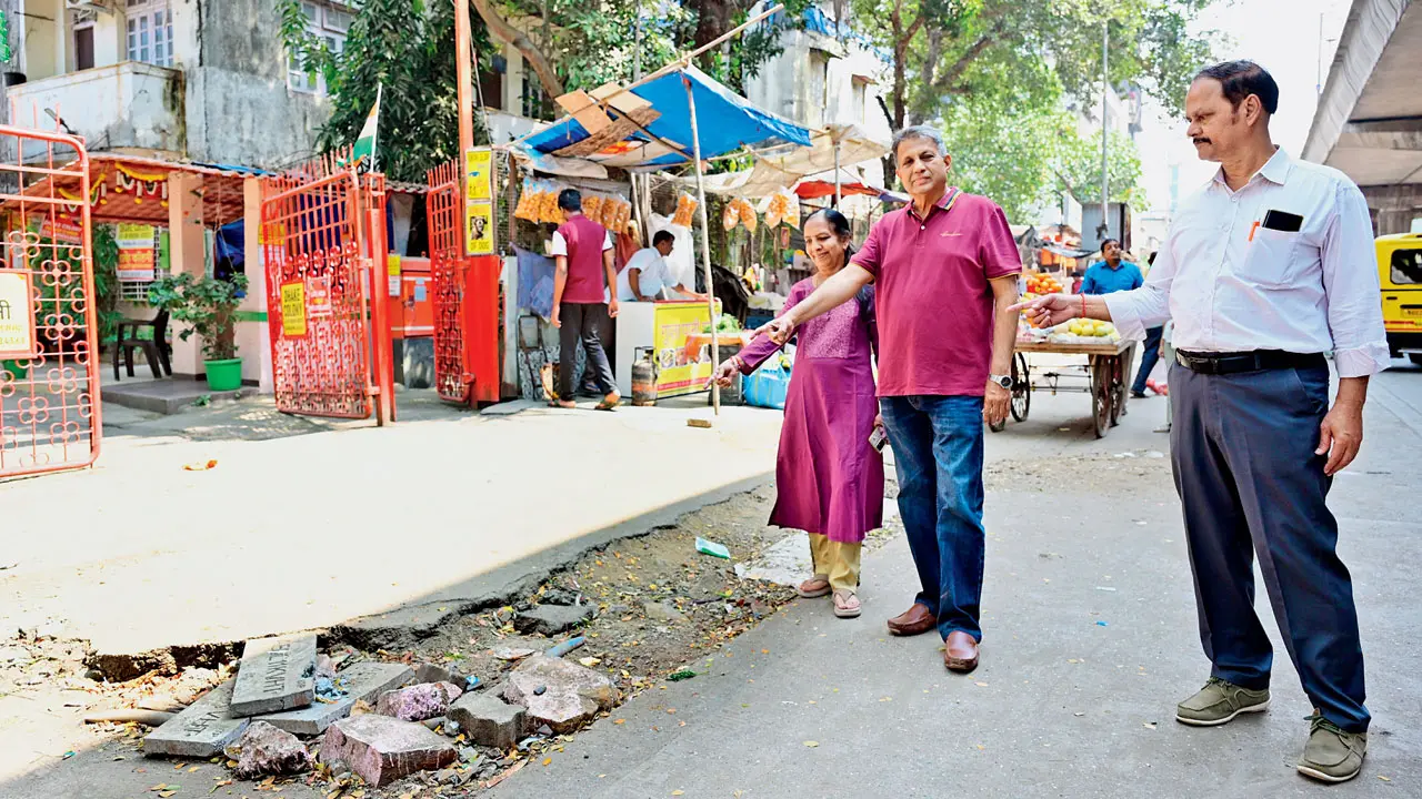 Residents point to the problem