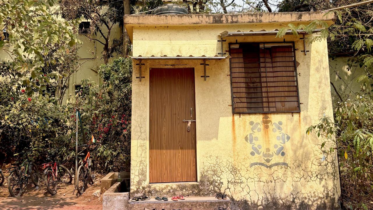 Damaged infra at the Zilla Parishad school in Sandap village, where repair work is pending