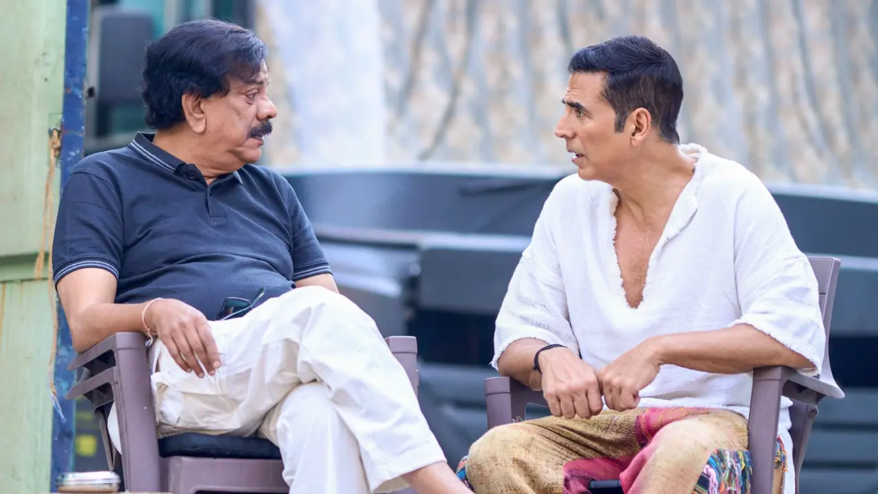 Bhooth Bangla BTS: Akshay Kumar and Priyadarshan reunite on set