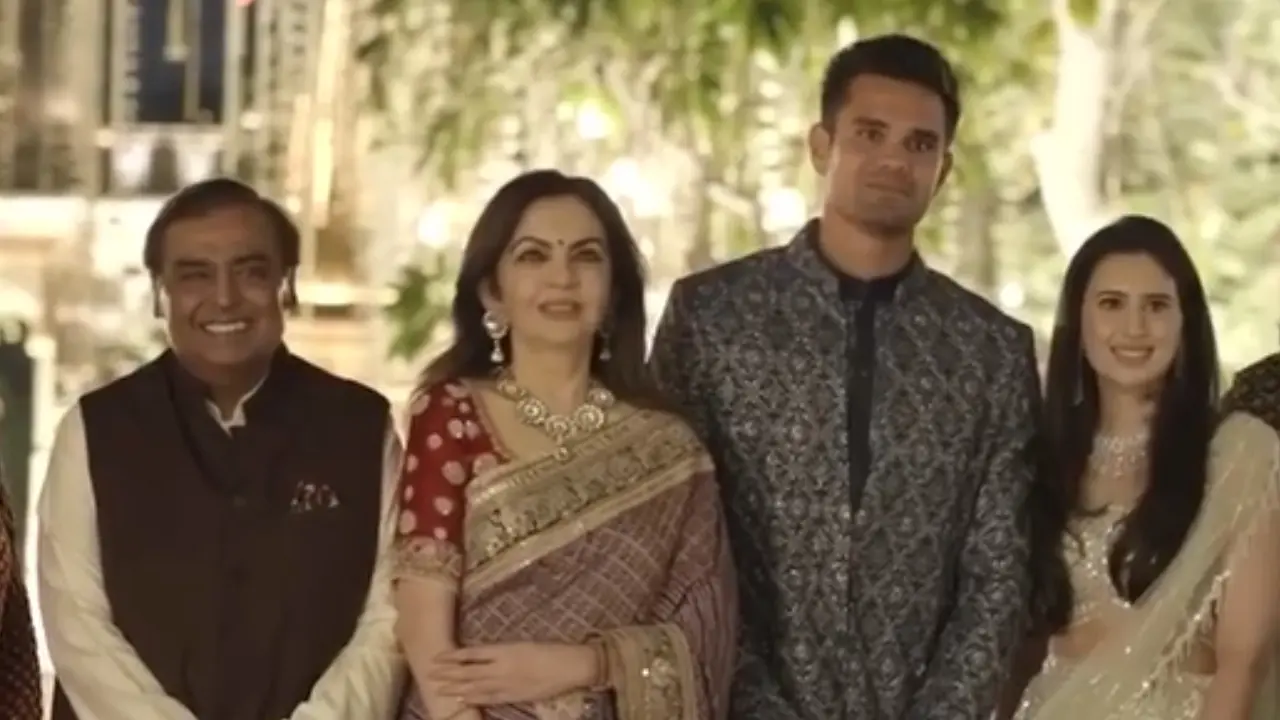 Watch! Ambanis host Arjun Tendulkar-Saaniya Chandhok’s pre-wedding in Jamnagar
