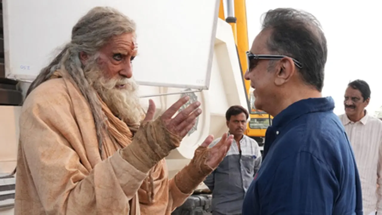 Amitabh Bachchan reunites with Kamal Haasan as they begin Kalki 2 shoot