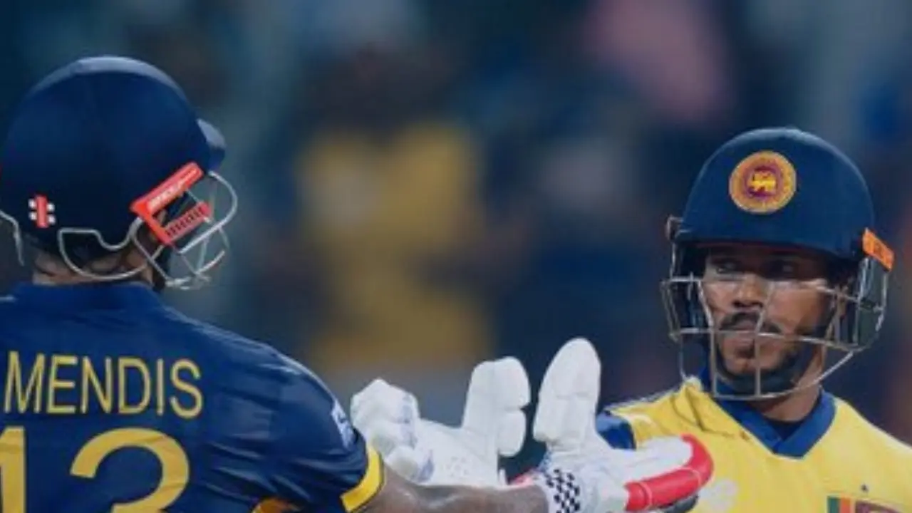 Having put to chase a target of 182 runs, Sri Lanka scored 184 runs for the loss of just two wickets in 18 overs (Pic: X/@OfficialSLC)