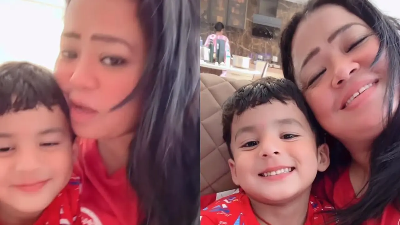 Bharti Singh showers affection on her three-year-old 'Kanha'