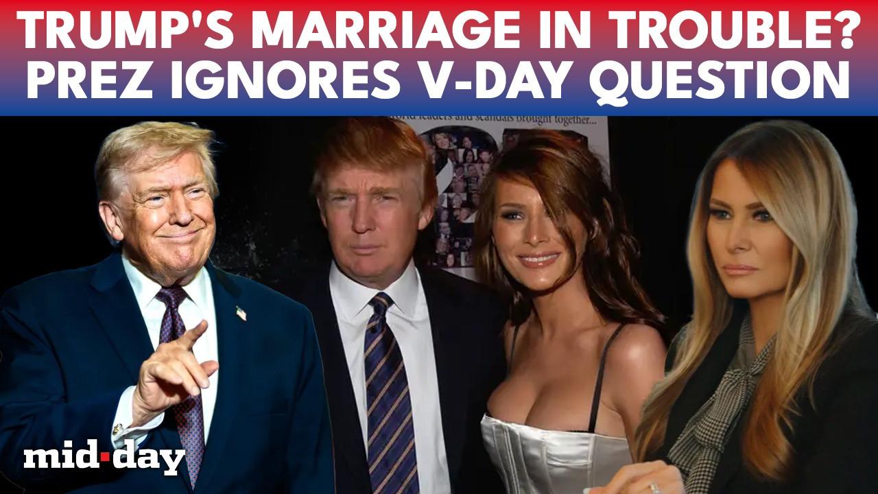 Trump Dodges Valentine’s Question, Praises Melania as “Great First Lady” Instead