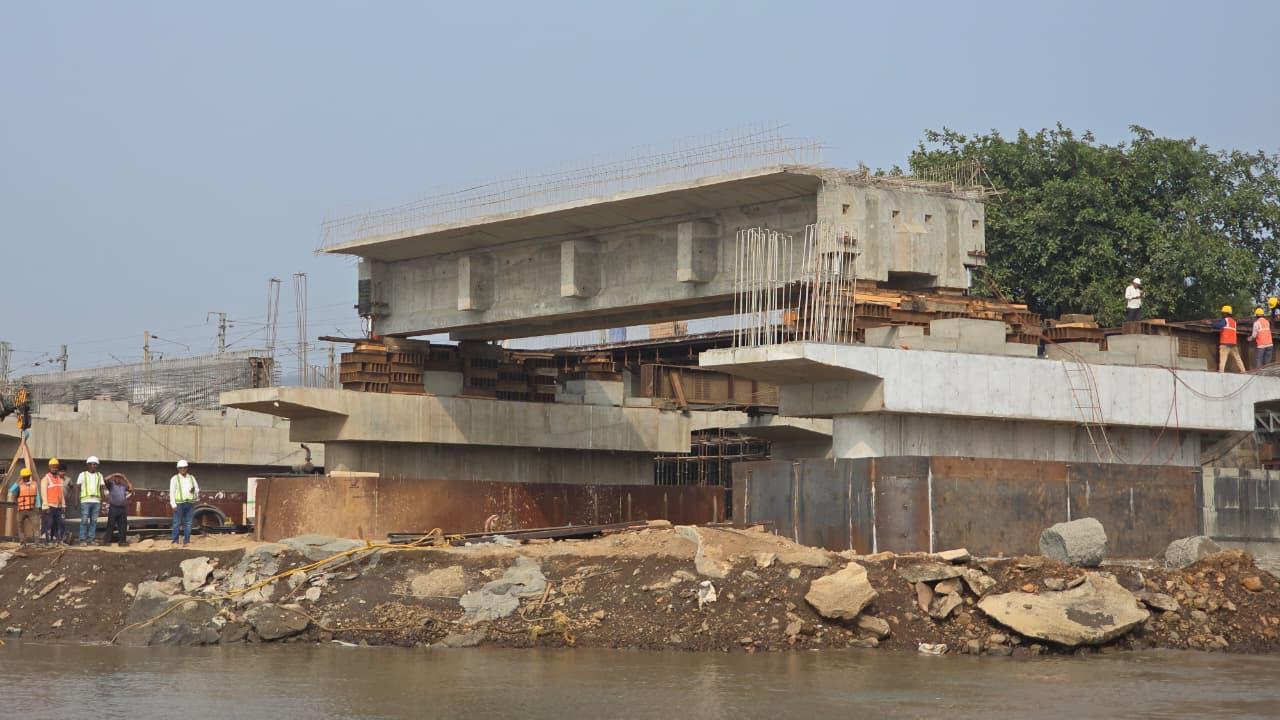 The officials said that the project was progressing in a planned manner with coordinated execution across civil, electrical, signalling, and track works, while ensuring safety and minimal disruption to existing train operations