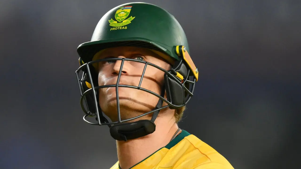 Ryan Rickelton was also dismissed for seven runs in seven balls. His knock also included a maximum (Pic: X/@ProteasMenCSA)