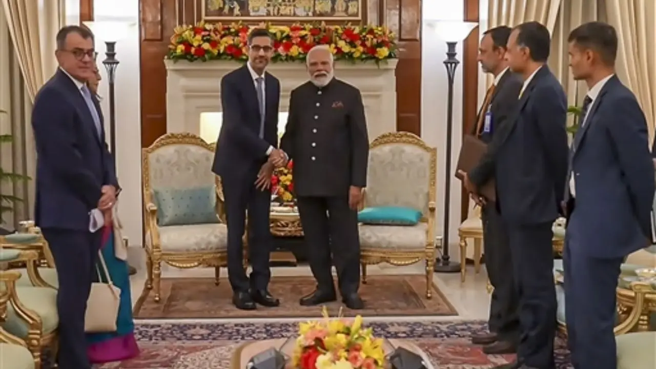 El primer ministro Modi se reúne con Sundar Pichai y los líderes de Finlandia y España en la AI Impact Summit