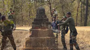 Gadchiroli Police in demolishes 44 Maoist memorials in special operation