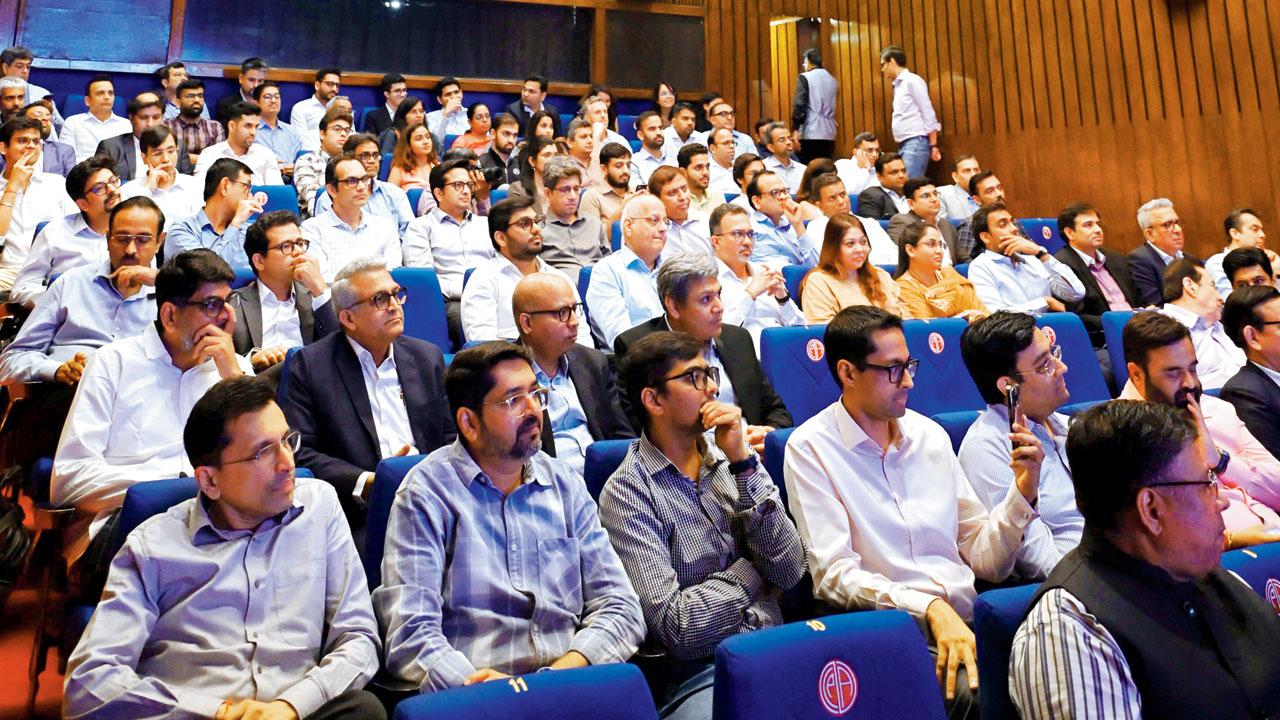 Audience at the newly refurbished performance space