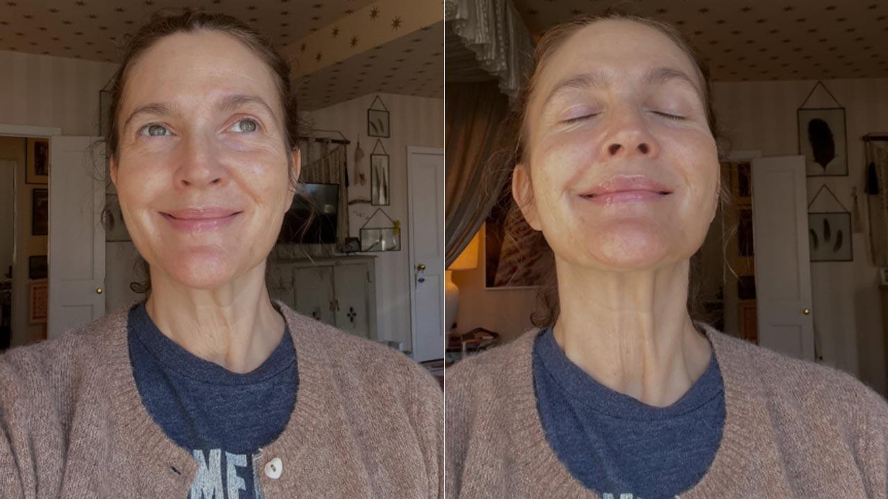 Drew Barrymore soaks in the final days of being 50