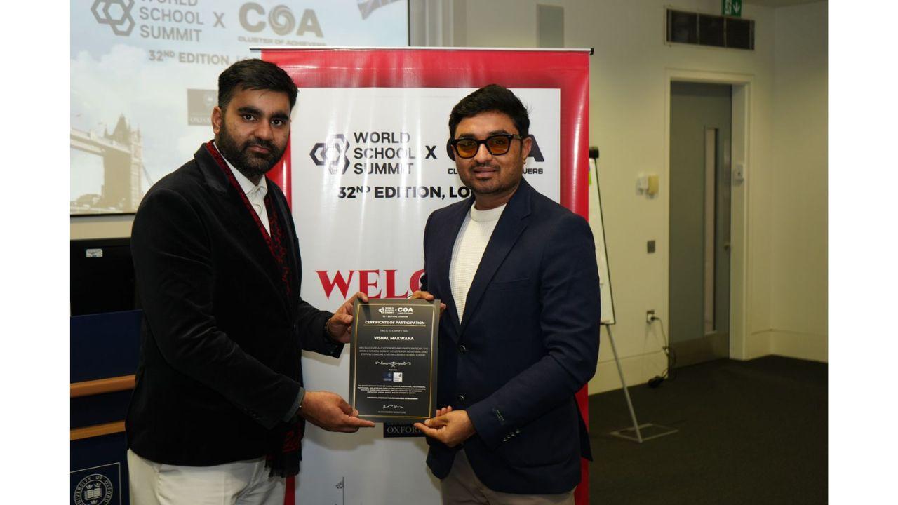 Vishal Makwana, Fashion Educationist, Makes India Proud at World School X Summit 2026