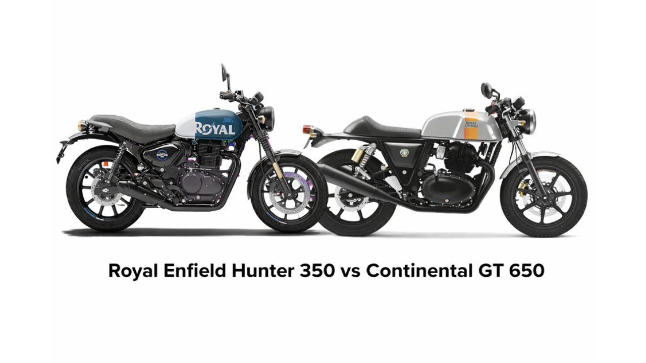 Royal Enfield Hunter 350 vs Continental GT 650: Make Your Purchase Easier with a Two-wheeler Loan