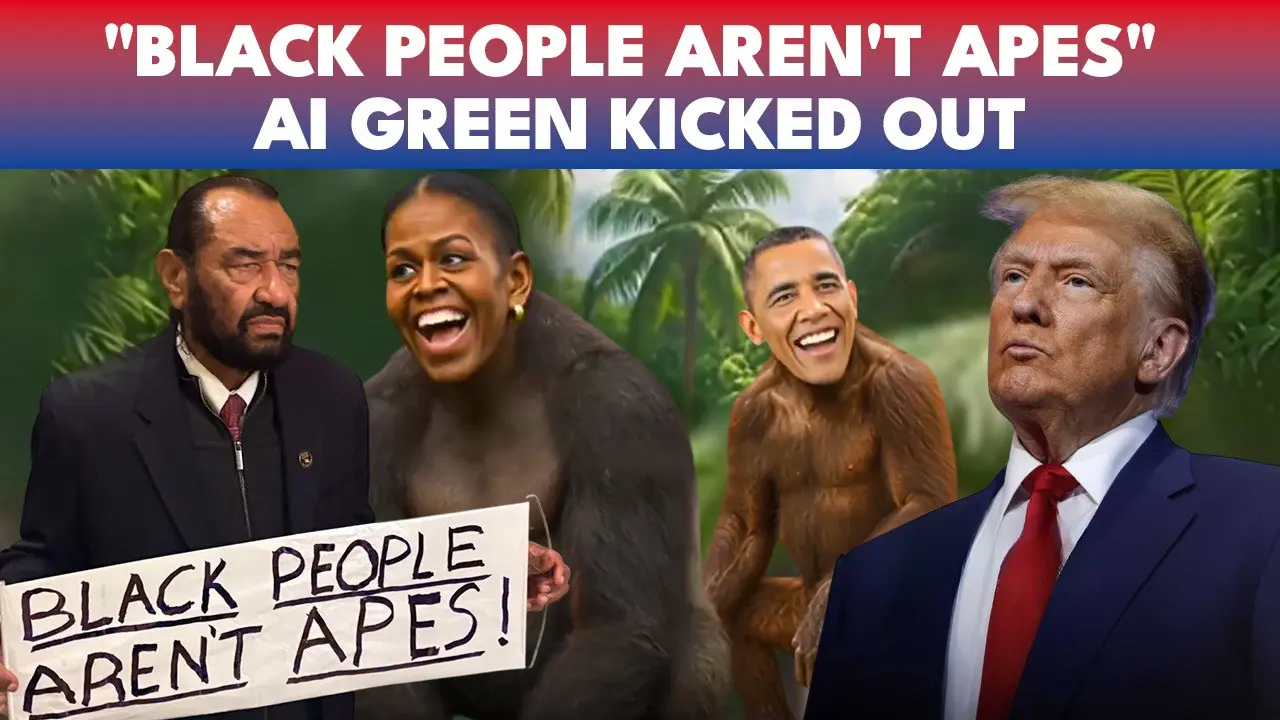 Al Green Escorted Out of Trump State of the Union After Protest Sign