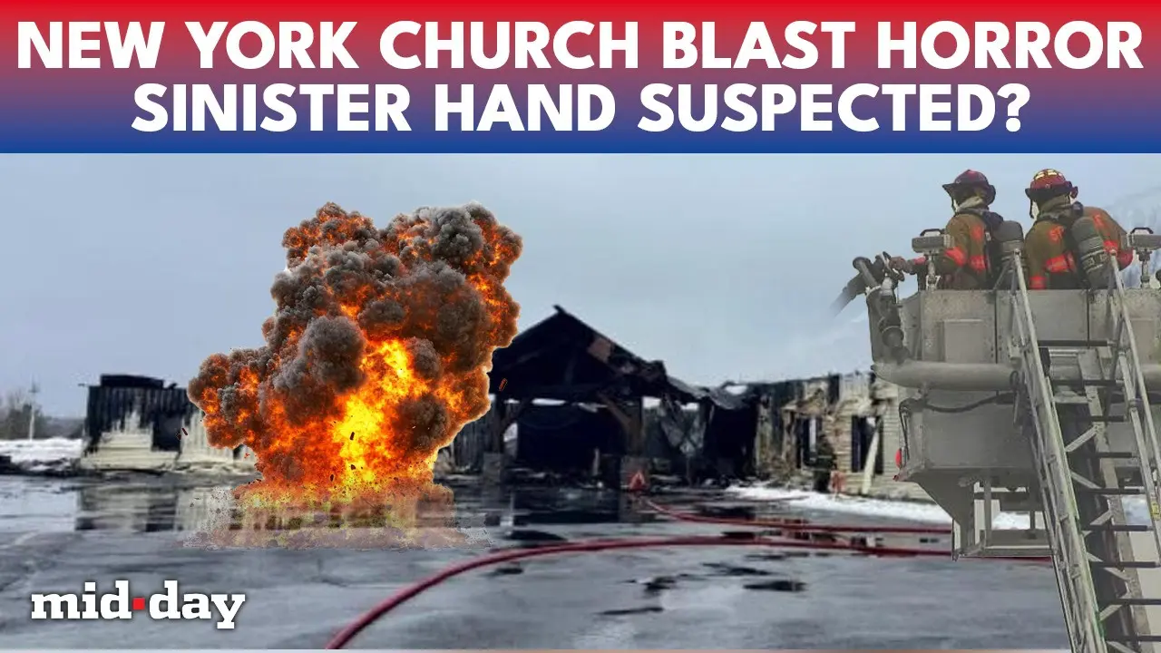 New York's Church EXPLOSION Puts Firefighters, Pastor In Critical Conditionv