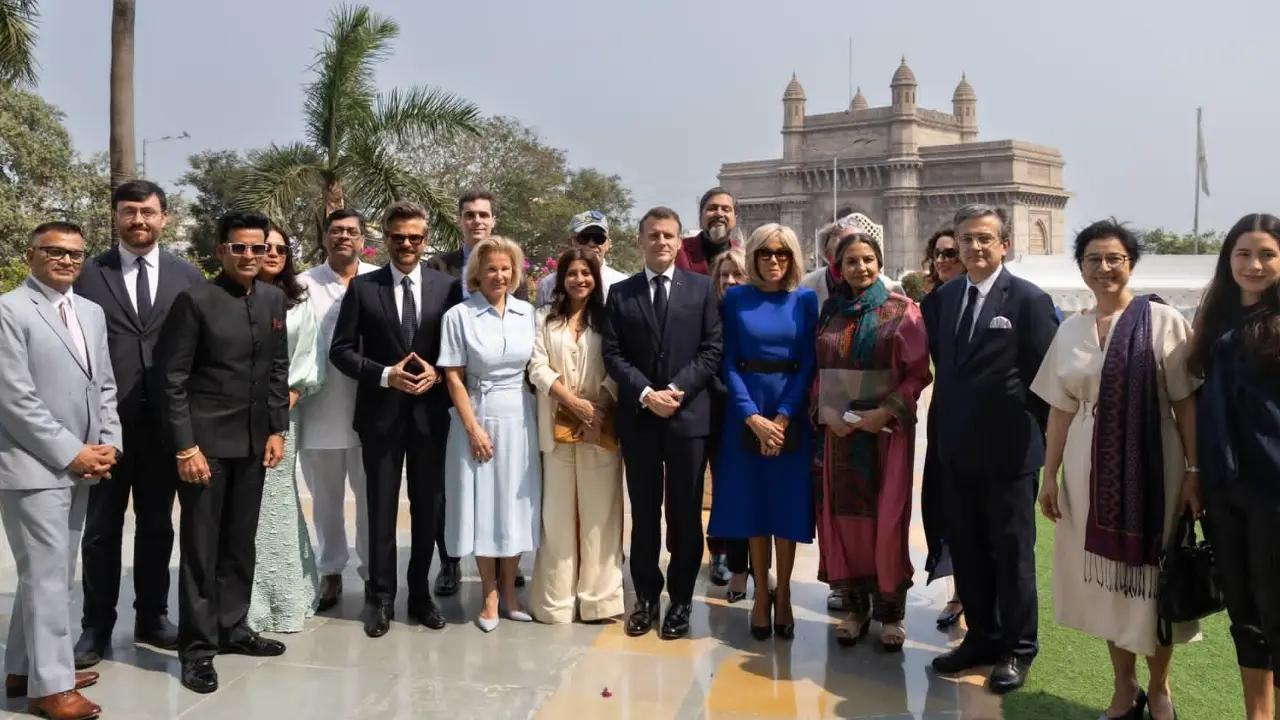 French President Emmanuel Macron met Bollywood celebrities including Anil Kapoor and Manoj Bajpayee during his Mumbai visit. Read full story here