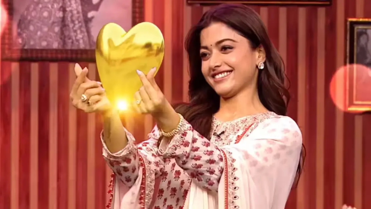 Following rumours of engagement, Rashmika Mandanna was spotted flaunting her engagement ring, without confirming any details.