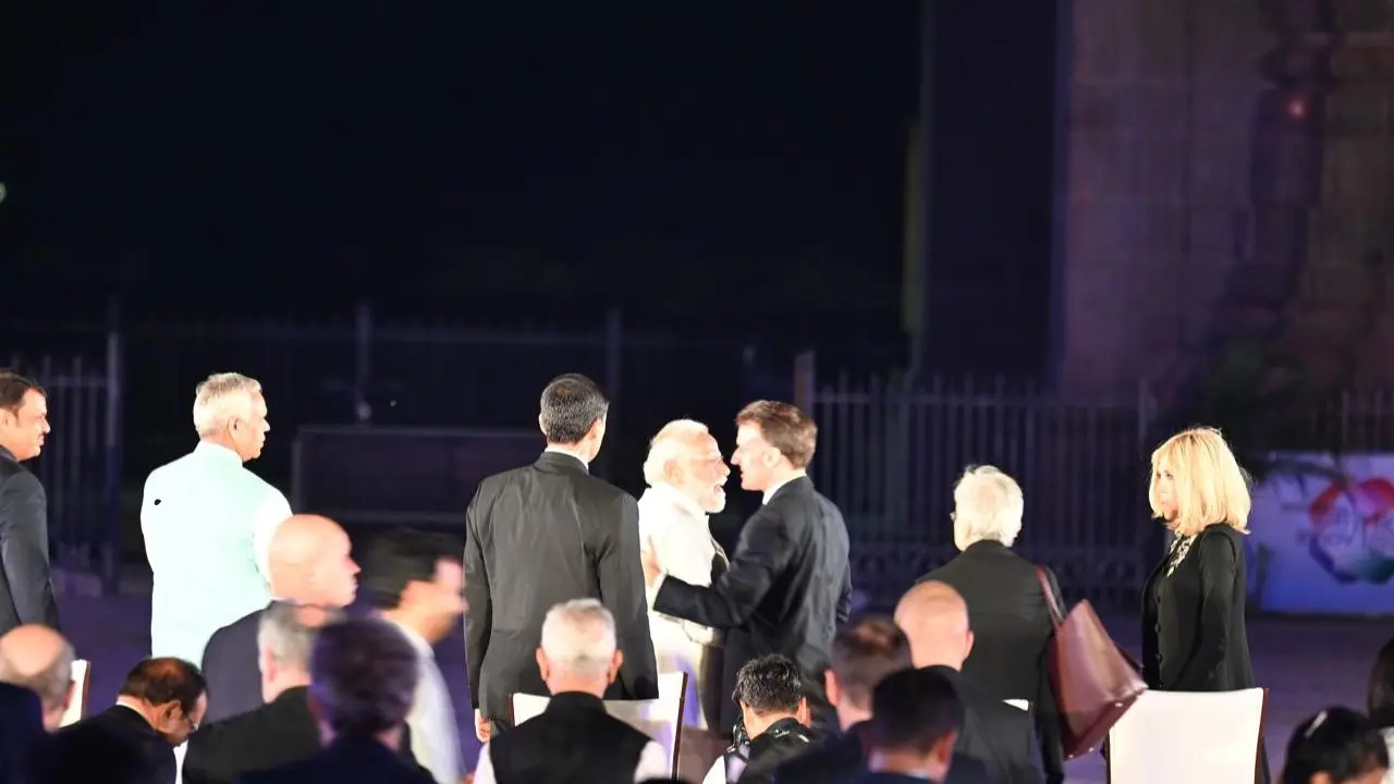 Apart from PM Modi and Macron, senior officials, diplomats attended the event