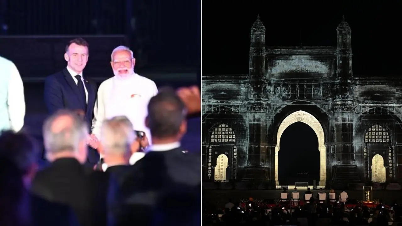 Mumbai LIVE: Gateway of India dazzles during India-France commemoration event