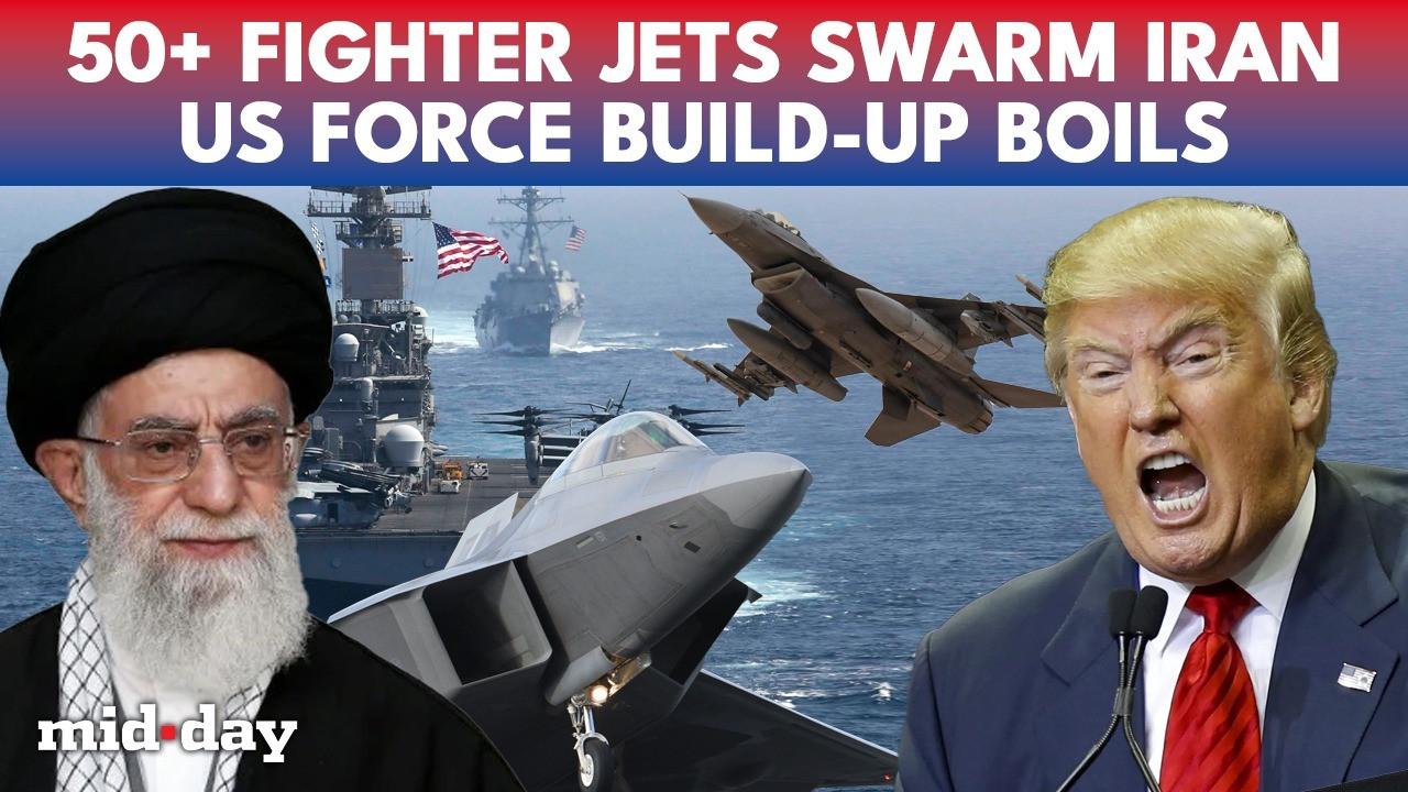 Iran on alert: US F-22s, F-16s & spy planes flood Middle East