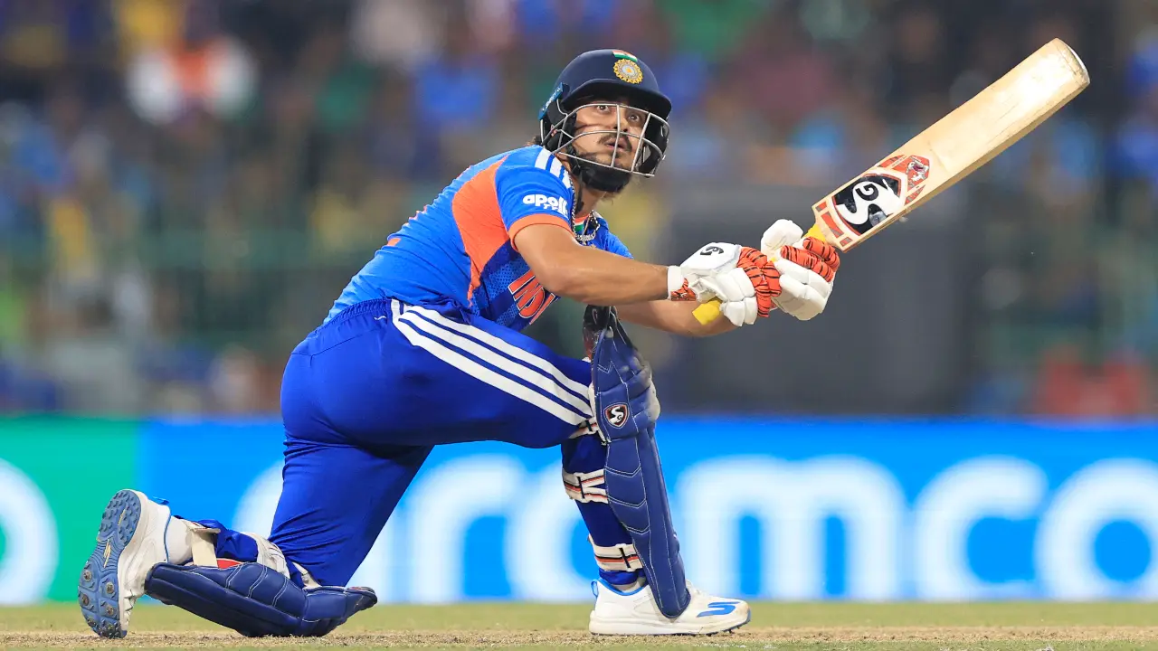 Despite losing an early wicket, fellow opening batsman Ishan Kishan smashed 77 runs off just 40 deliveries. His knock was laced with 10 boundaries and three maximums (Pic: X/@BCCI)